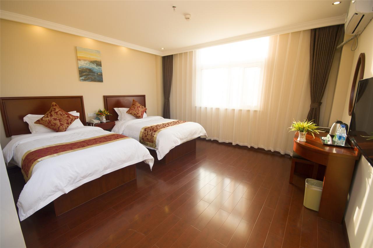 Greentree Inn Liaoning Dalian Development Zone Jinma Road Pedestrian Street Express Hotel Екстер'єр фото